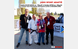 CHAMPIONNAT DE FRANCE PARA JUDO ADAPTE 05 AVRIL 2025